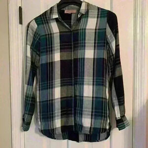 Philosophy Plaid Button Down